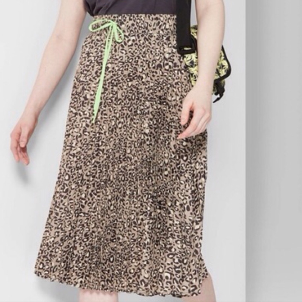 wild fable Leopard Print Maxi Skirt